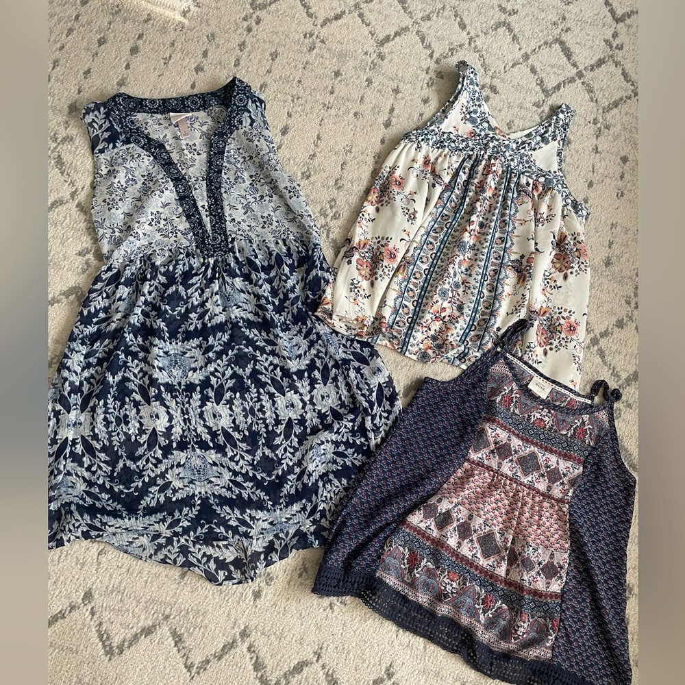 Knox Rose sleeveless shirt lot